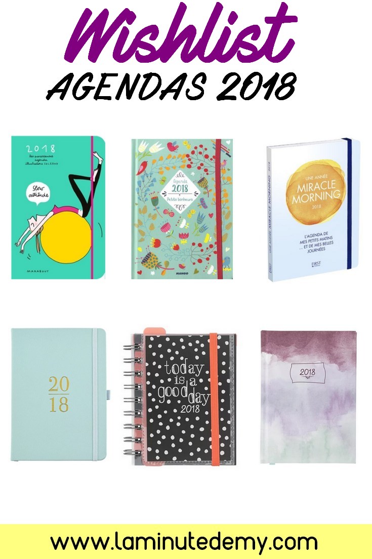 sélection agendas 2018 / planner / agenda