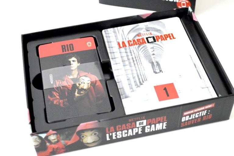 Escape Game Casa De Papel Solution LA CASA DE PAPEL : L'escape game - La Minute d'Emy Blog Lifestyle