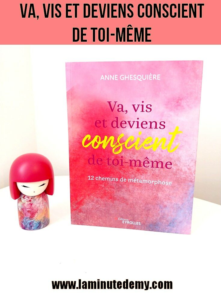 Le nouveau livre d'Anne Ghesquière : Va, vis et deviens conscient de  toi-même - La Minute d'Emy Blog Lifestyle